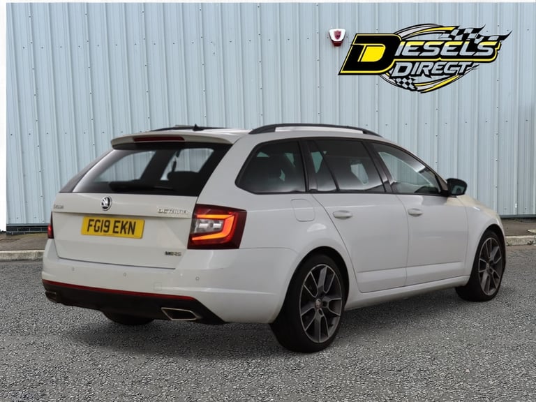 2019 19 SKODA OCTAVIA VRS 2.0 TDI 184 TURBO DIESEL DSG AUTO ESTATE * BLACK EDT*