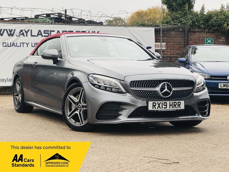 2019 Mercedes-Benz C Class 1.5 C200 MHEV AMG Line Cabriolet G-Tronic+ Euro 6 (s/s) 2dr CONVERTIBL...