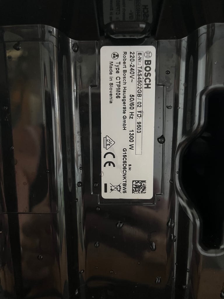 Bosch Tassimo coffee pod machine