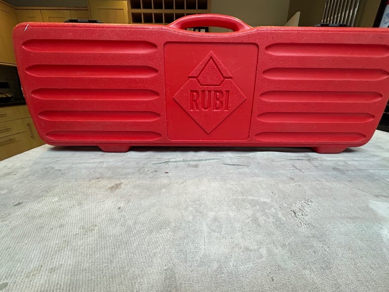 PROFESSIONAL RUBI TILE CUTTERS AND WHEELED TOOL BOX