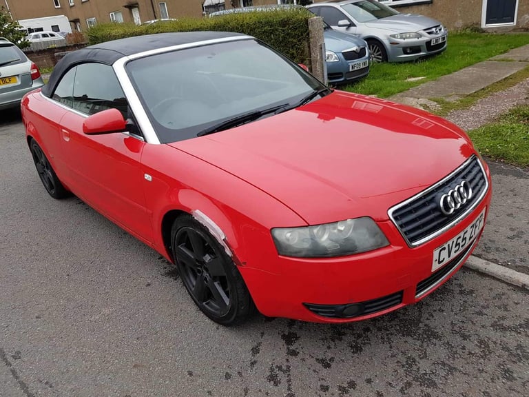 Audi A4 S line convertible. Low miles, reliable and mot until April.