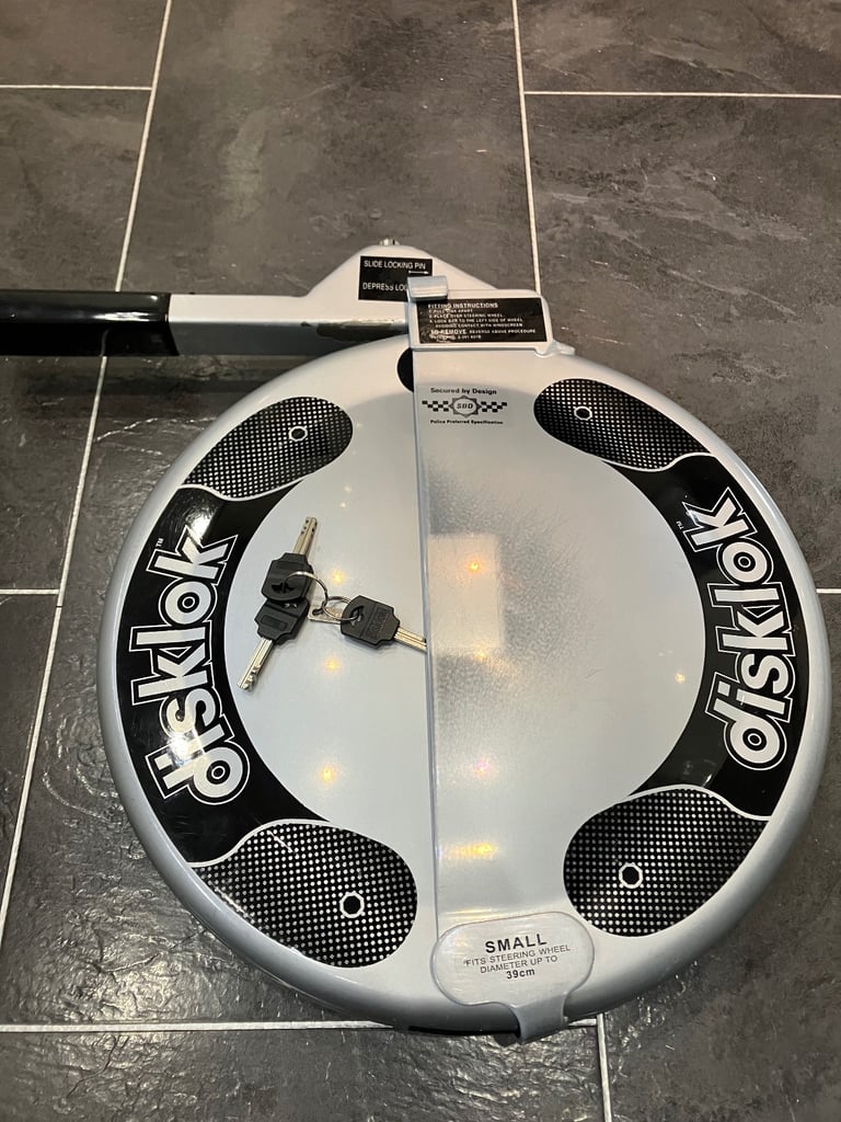 image for Disklok  Steering Wheel Lock - Small - With 3 Keys