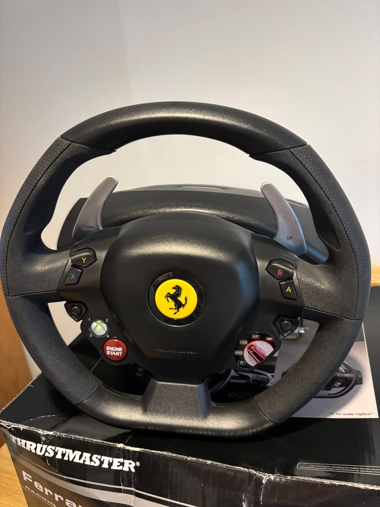 Thrustmaster Ferrari 458 Italia Racing Wheel for Xbox 360
