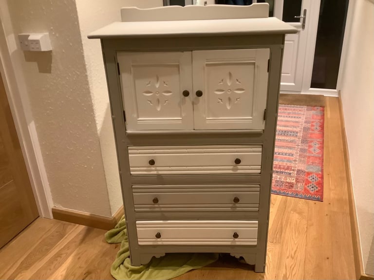 image for Painted Chest of Drawers with doors