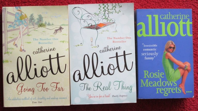 image for Catherine Alliott 3 paper back books, titles in description, vgc