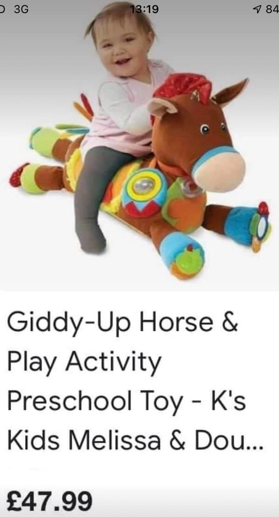 Melissa & Doug plush horse