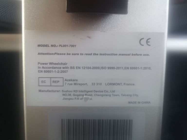 Aerolite Folding Electric Wheelchair 