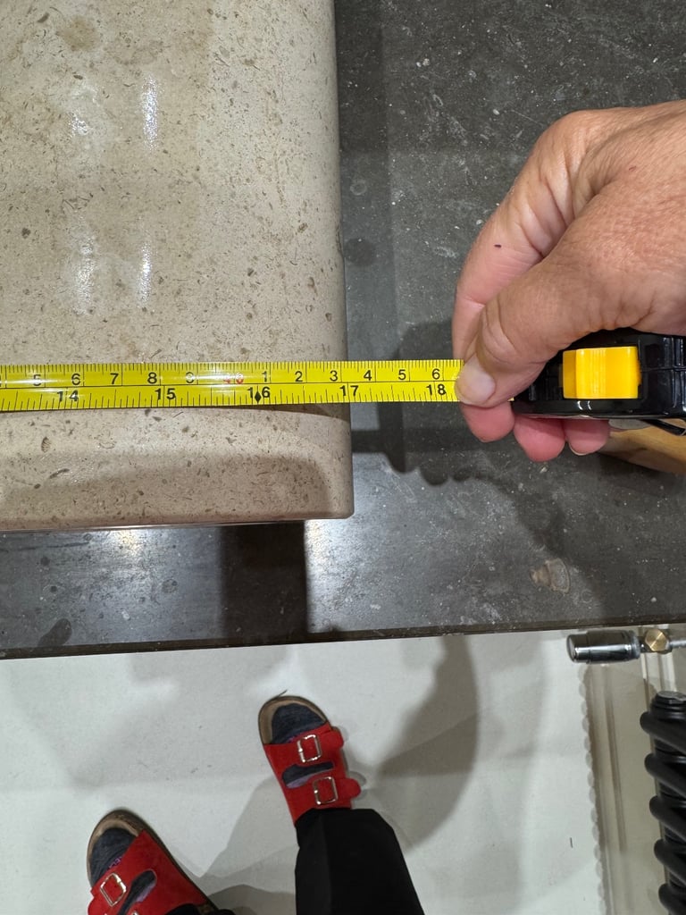 Shaped Stone Sink