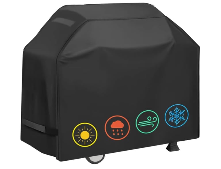 Grill Cover, Waterproof BBQ Grill Cover, 58 inch Rip-Proof and Anti-UV Barbecue Cover 
