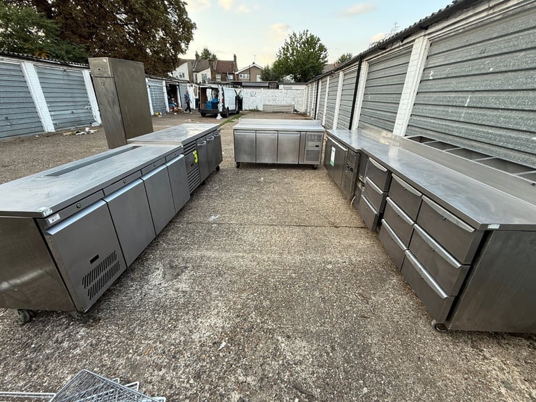 Commercial bench fridge counter fridge pizza fridge cafe shop restaurant 