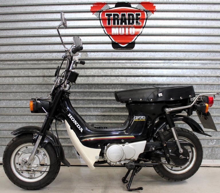 1982 82 Y HONDA CF70 CF 70 CHALLY 3SPD AUTOMATIC CLASSIC SCOOTER UK BIKE NEW MOT