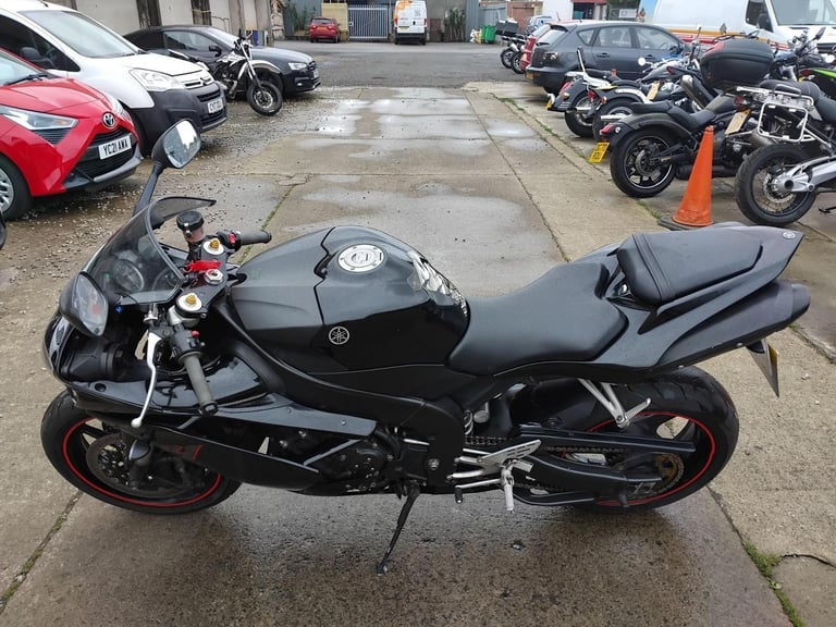 2007 56 YAMAHA YZF R1 07 4C8 SUPERBIKE 1000 BLACK NEW MOT HPI CLEAR YZFR1
