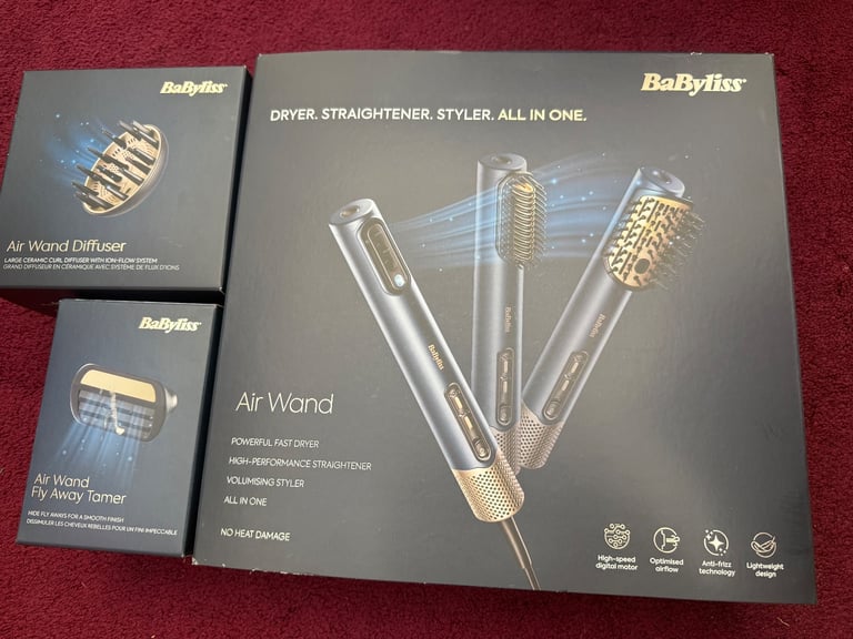 BaByliss Air Wand Hairdryer - NEW