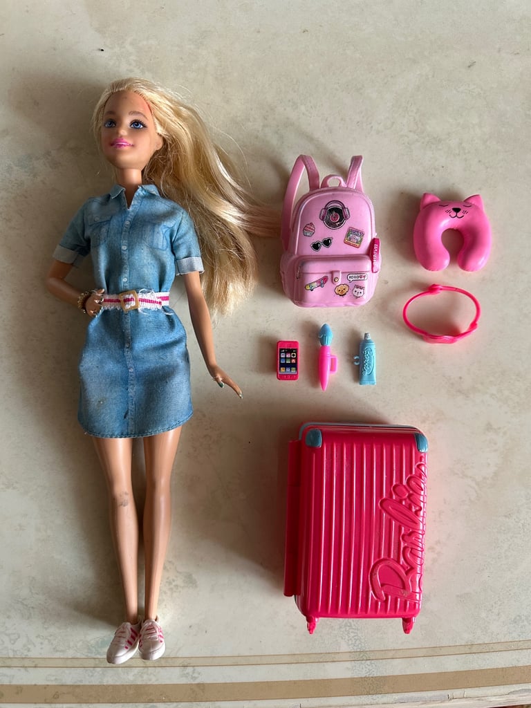 image for Barbie Travel Doll Set