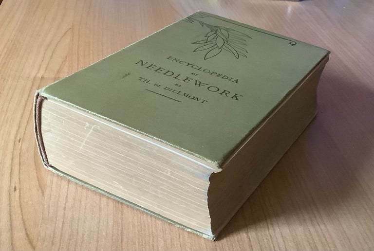 Vintage Sewing book: DMC/de Dillmont Encyclopedia of Needlework