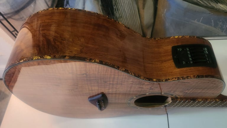 DEAN Exotica Espalt Spalted Maple Electro-Acoustic Guitar