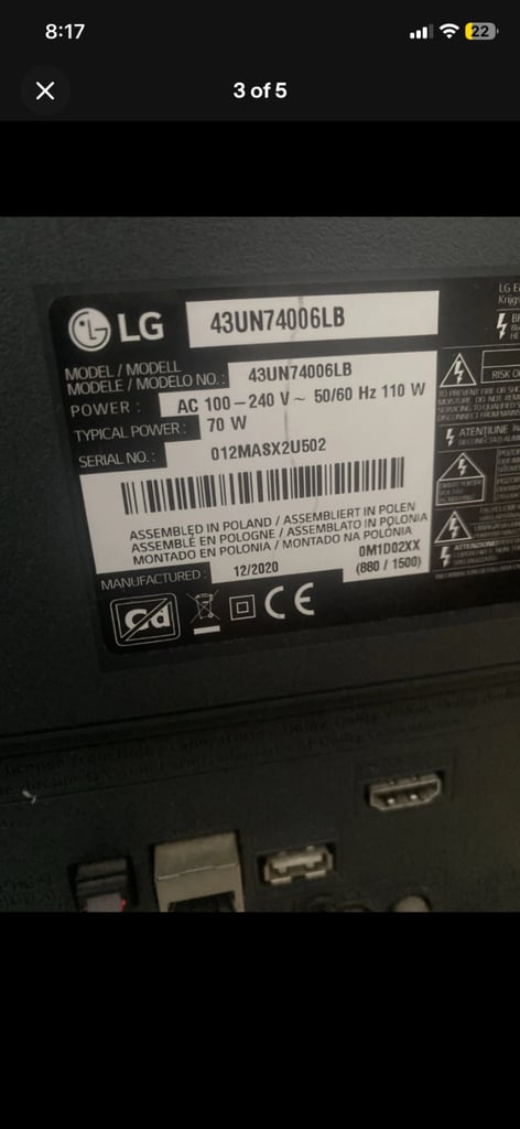 LG smart TV