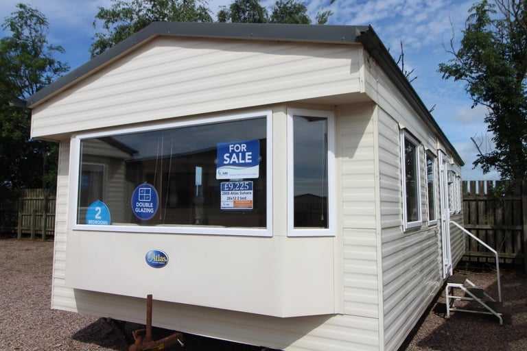 Atlas Sahara 28x12 2 bed 2009 static caravan for sale offsite
