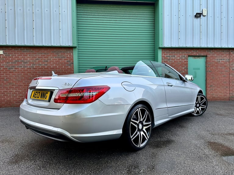 2013 (13) MERCEDES E250 CDI SPORT CONVERTIBLE 86,000 MILES IMMACULATE 8 SERVICES
