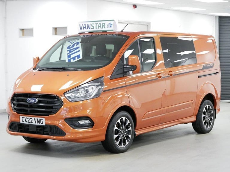 2022 TRANSIT CUSTOM 320 2.0 EBL 185 BHP SWB SPORT CREWCAB 5 SEATER ( NO VAT )