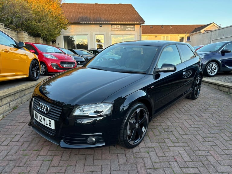  Audi A3 2.0 TFSI Black Edition S Tronic quattro Euro 5 3dr Petrol Automatic