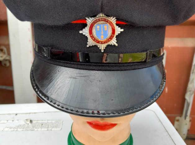 Cheshire Fire Brigade 1980's Hat