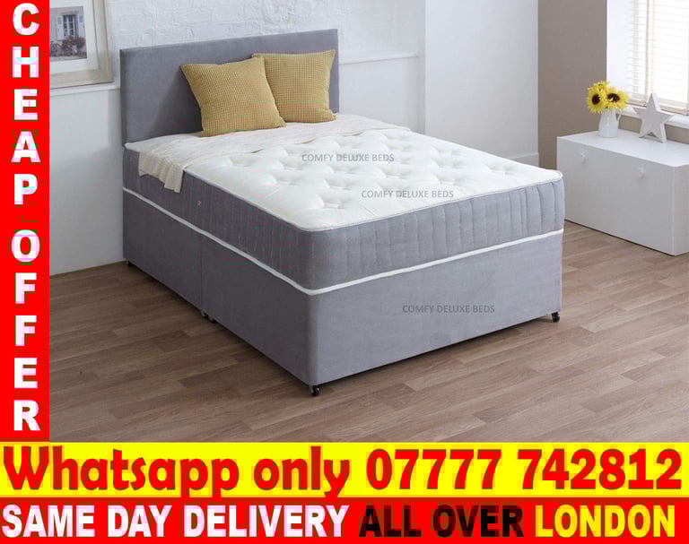 image for -BED AND MATTRESS KING SIZE AND SINGLE SIZE ( RRE)