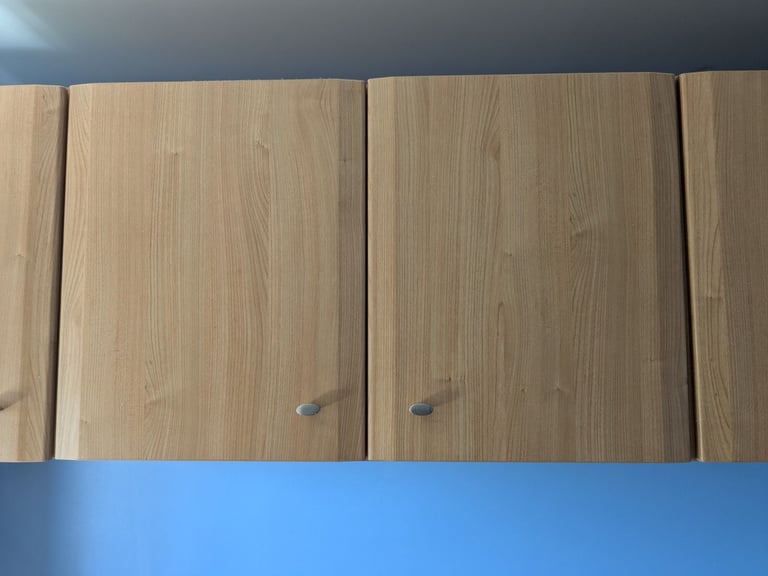 MFI Melbury Bedroom Furniture 6 piece ( Wardrobe, bridge unit, bookcase, cabinet)