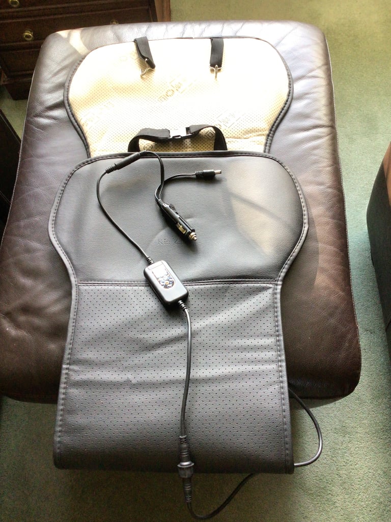HEATED CAR SEAT COVER/CUSHION -TOP QUALITY KINGLETING BRAND.. EXCELLENT CONDITION.
