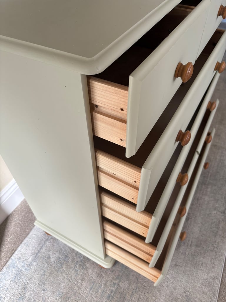 Pine Six Drawer Chest 