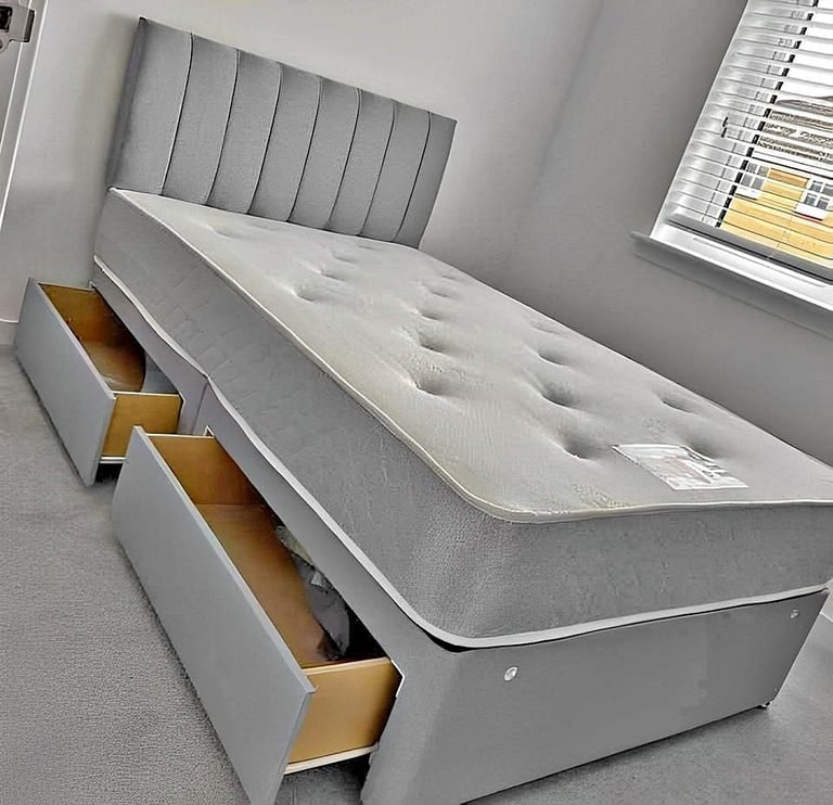 Divan Double (Single / King Size) Bed+Mattress CLEARANCE SALE ON BRAND NEW BEDS WITH MATTRESSES