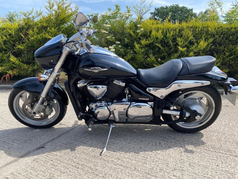 2012 12 SUZUKI VZ 1500 L0 INTRDUER VZ1500 BLACK CUSTOM CRUISER BOULEVARD NEW MOT