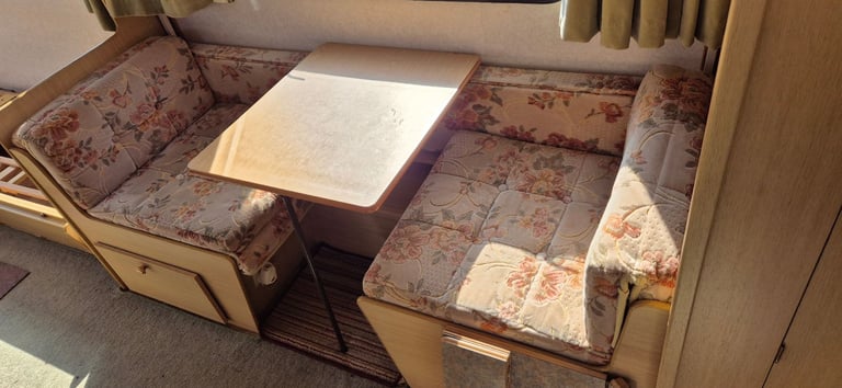 Bunk bed with cushions for camper caravan motorhome boat.