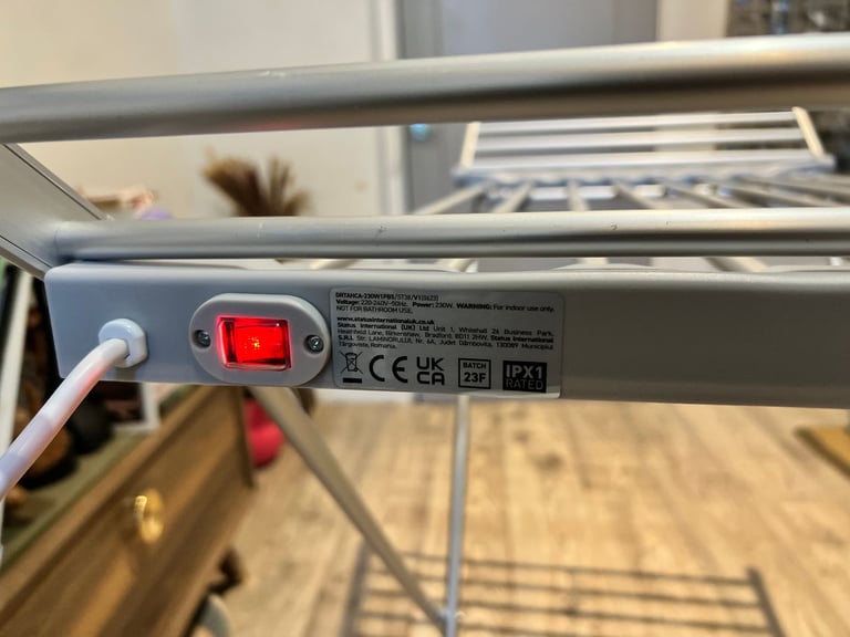 image for New Electric Clothes Airer: Electric Heated Portable Folding Dryer