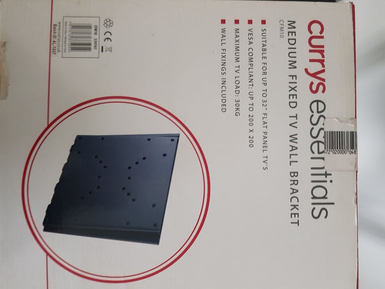 Currys Essentials Medium Fixed TV Wall Bracket