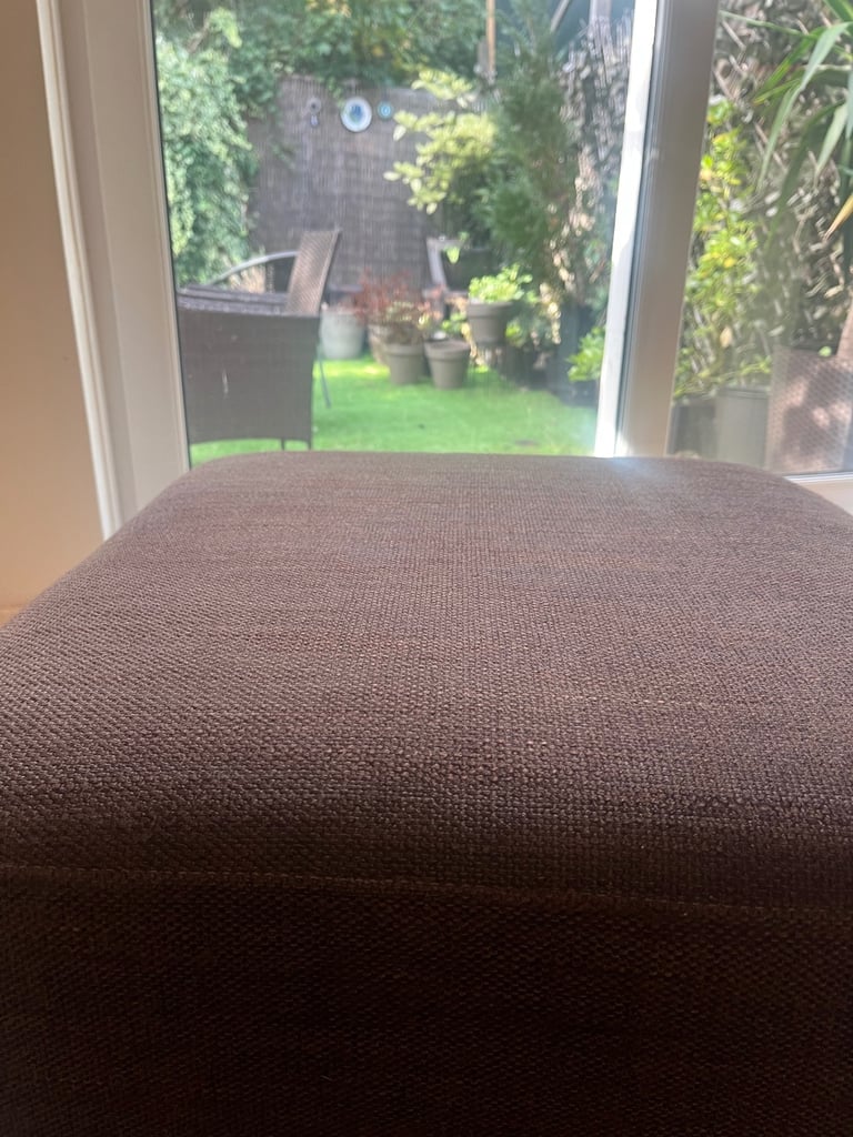 Brown Ottoman Footstool