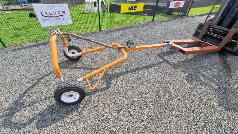 Quad atv tractor log tree hauler trailer with winch 