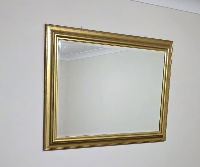 image for Gilt edged mirror AND two very special picture prints