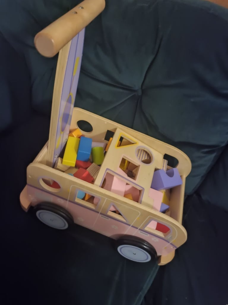 Little town walker and shape sorter