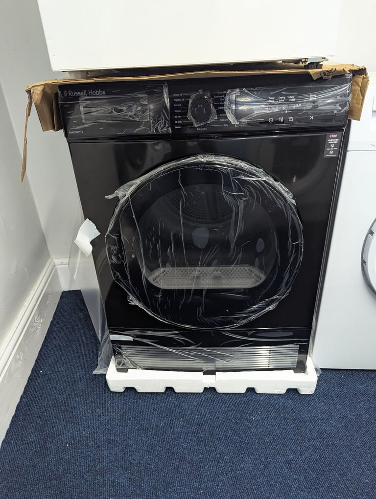 Russell Hobbs RH8CTD111B 8kg Condenser Tumble Dryer – Black