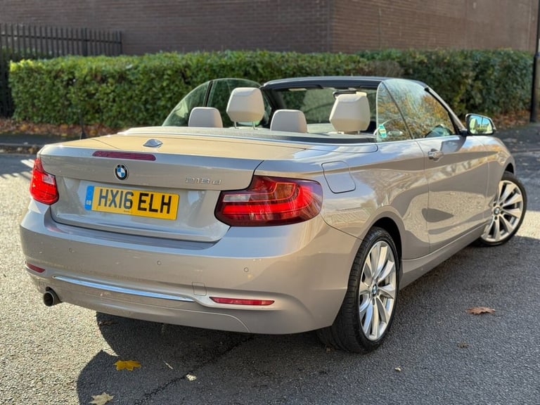 2016 BMW 2 Series 218d [150] Luxury 2dr [Nav] Step Auto CONVERTIBLE DIESEL Automatic