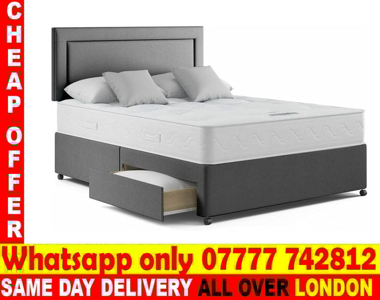  -BED AND MATTRESS, SINGLE - DOUBLE  SMALL - DOUBLE  (BVN)