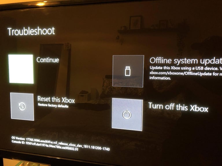 image for Xbo one s troubleshoot secreen problem 