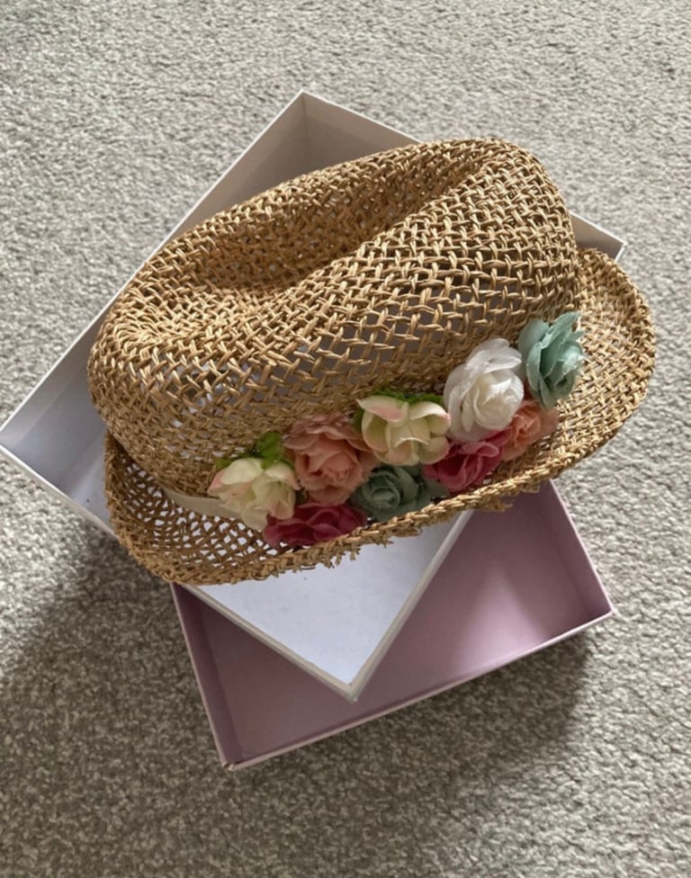 image for Girls Straw  Hat from Next Size 3-6 years