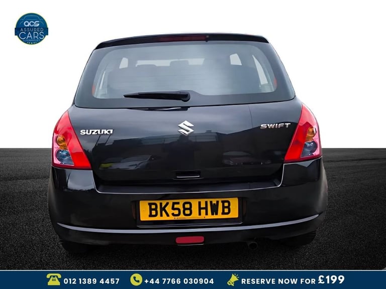 2008 58 SUZUKI SWIFT 1.3 GL 3D 91 BHP