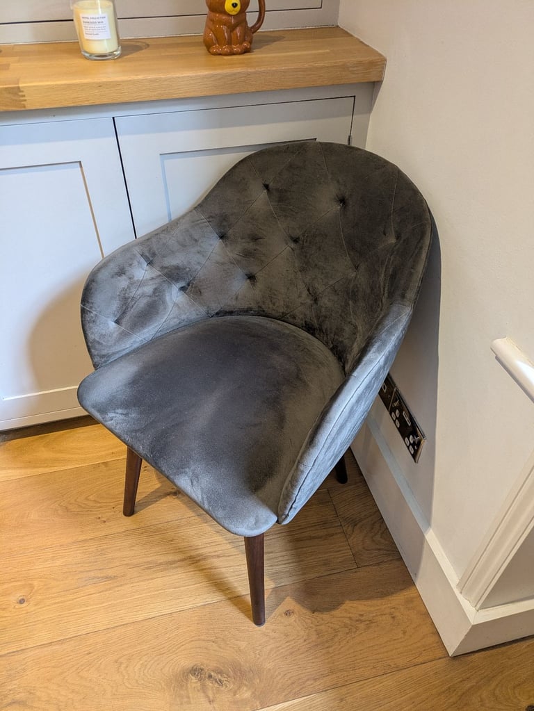Pair of Velvet Dining Chairs