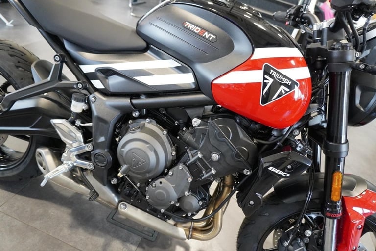 Triumph Trident 660, 2025, Diablo Red. IN STOCK NOW