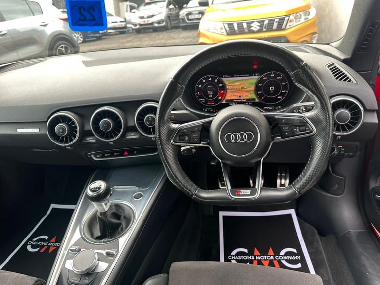 AUDI TT Convertible Red S-Line Black Edition Manual Petrol 2018
