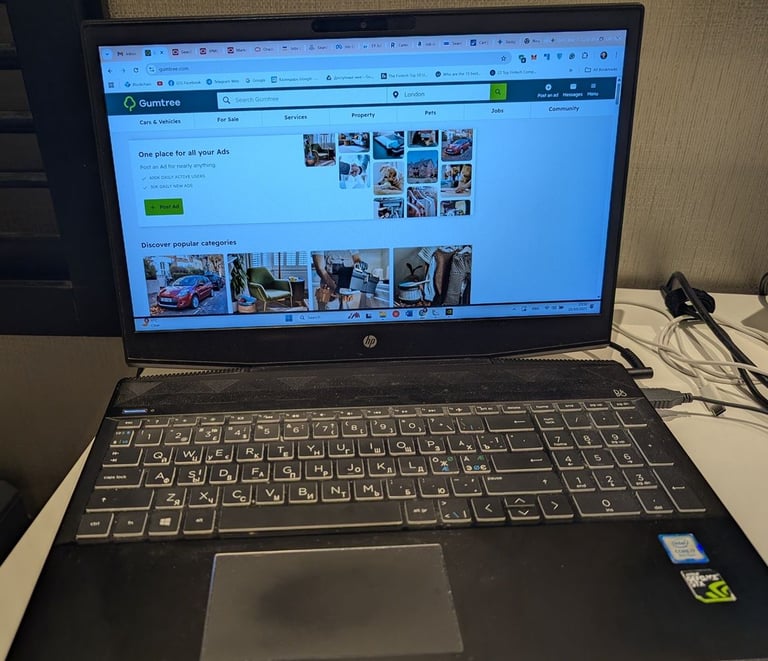 HP Pavilion Gaming Laptop: 15 | i7-8750H | 32GB RAM | GTX 1050 - Good Condition