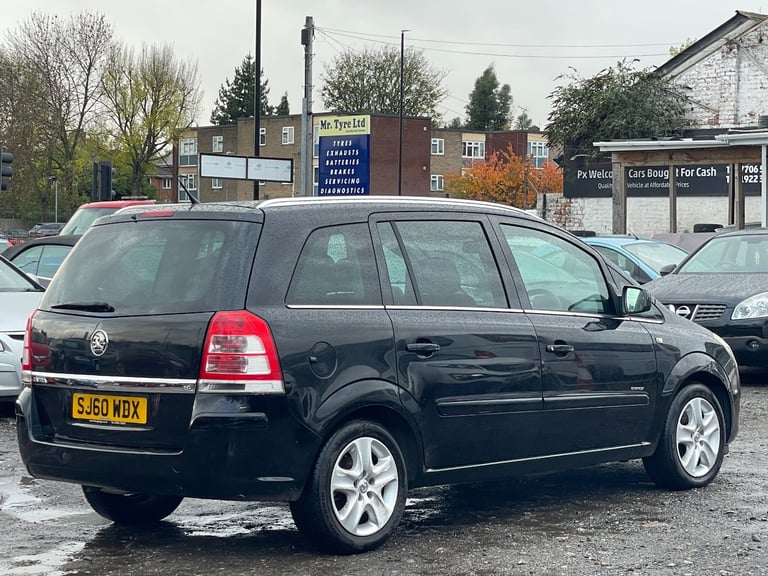 * 60 2011 VAUXHALL ZAFIRA 1.6L + IDEAL FAMILY 7 SEATER + LONG MOT * 